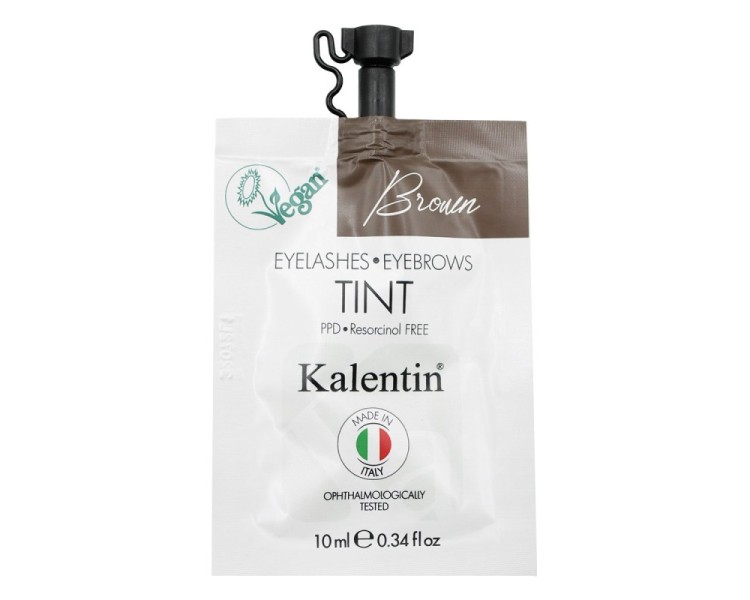 BROWN - Tinta Vegana per Ciglia e Sopracciglia Preattivata KALENTIN - 10ml kalentin BROWN - Tinta Vegana per Ciglia e Sopracciglia Preattivata KALENTIN - 10ml kalentin