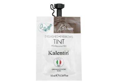 BROWN - Tinta Vegana per Ciglia e Sopracciglia Preattivata KALENTIN - 10ml kalentin