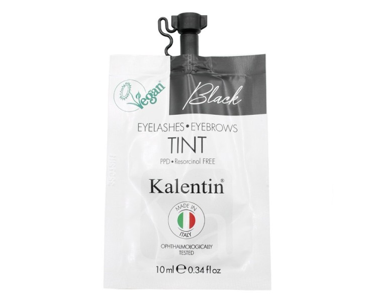 BLACK - Tinta Vegana per Ciglia e Sopracciglia Preattivata KALENTIN - 10ml kalentin BLACK - Tinta Vegana per Ciglia e Sopracciglia Preattivata KALENTIN - 10ml kalentin