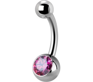 Titanium Jewelled Internal Banana