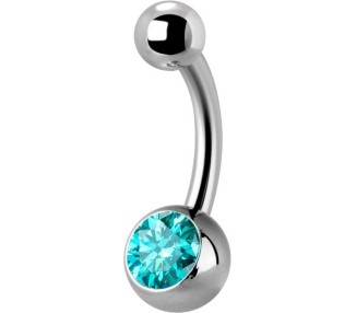 Titanium Jewelled Internal Banana