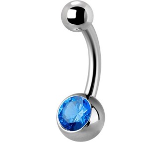 Titanium Jewelled Internal Banana