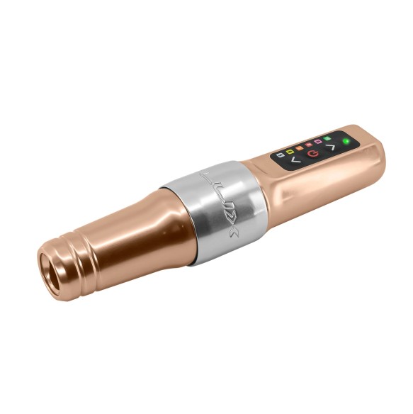 Flux Mini Wireless PMU Machine + PowerBolt Aggiuntivo - Champagne - Dermografo Spektra