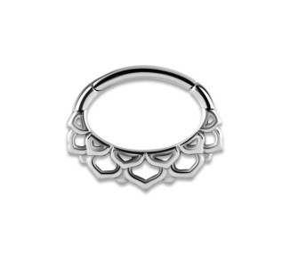 SS 316 HINGED SEPTUM & DAITH CLICKERS 1,2x6mm mod.6