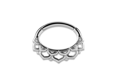 SS 316 HINGED SEPTUM & DAITH CLICKERS 1,2x6mm mod.6