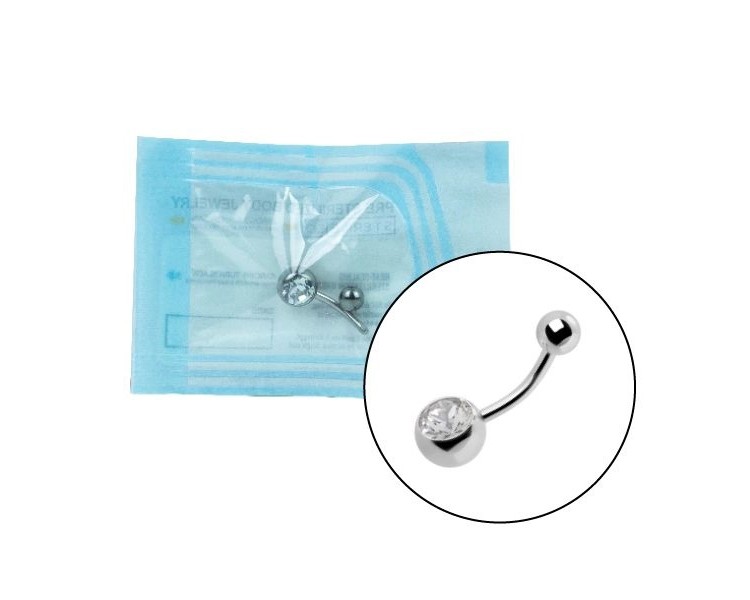 TT STERILE JEWEL NAVEL BANANABELL sfere 5+8mm TT STERILE JEWEL NAVEL BANANABELL sfere 5+8mm
