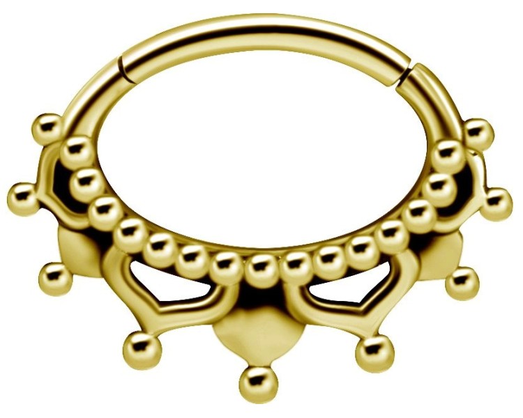 GD 316 HINGED SEPTUM & DAITH CLICKERS 1,2x6mm mod.8 GD 316 HINGED SEPTUM & DAITH CLICKERS 1,2x6mm mod.8