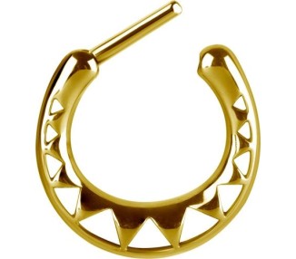GD 316 SEPTUM CLICKERS AFRICAN PATTERN 1,2x8mm - mod. 1