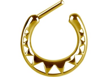 GD 316 SEPTUM CLICKERS AFRICAN PATTERN 1,2x8mm - mod. 1