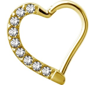 GD 316 JEWELLED HINGED HEART RING RIGHT