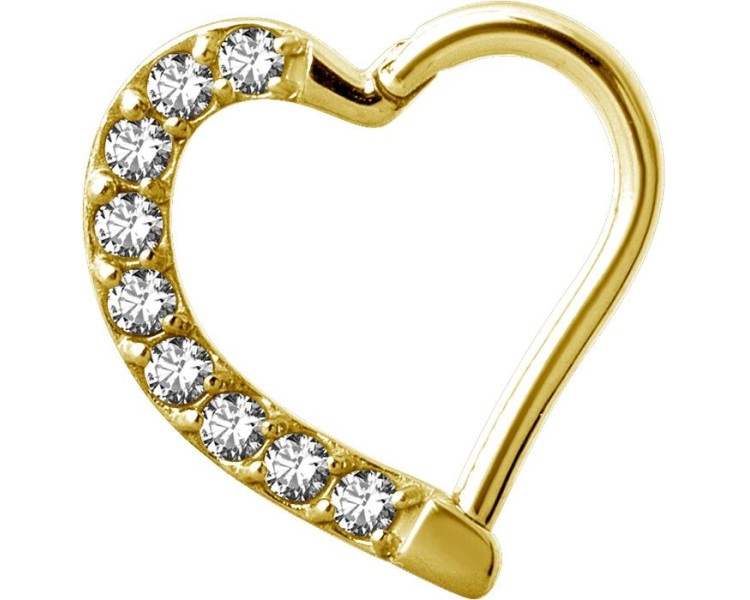 GD 316 JEWELLED HINGED HEART RING RIGHT GD 316 JEWELLED HINGED HEART RING RIGHT