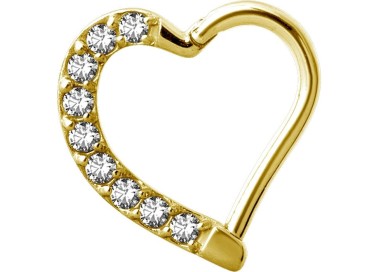 GD 316 JEWELLED HINGED HEART RING RIGHT