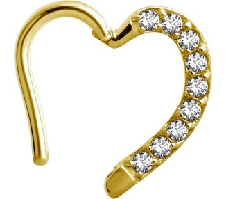 GD 316 JEWELLED HINGED HEART RING RIGHT