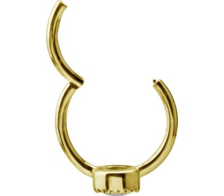 GD 316 HINGED RING SET W. ZIRCONIA 1,2x12mm WH