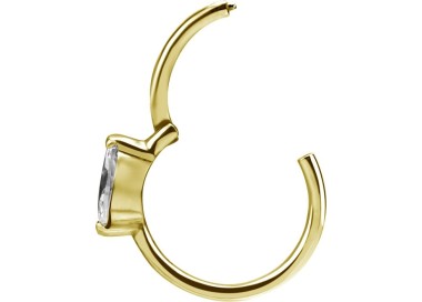 GD 316 HINGED RING SET W. MARQUISE ZIRCONIA 1,2x12mm WH