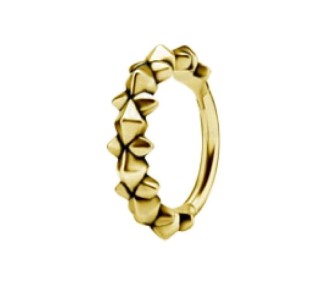 GD 316 HINGED RING (PYRAMIDS & SPIKES) 1,2x12mm