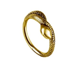 GD 316 HINGED RING (SNAKE) 1,2x12mm