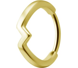 GD 316 HINGED RING (V SHAPE) 1,2x12mm