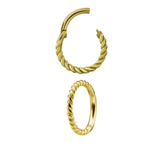 GD 316 HINGED RING (TWISTED WIRE) 1,2x12mm