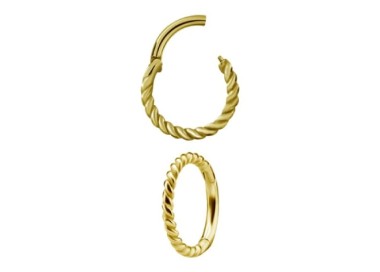 GD 316 HINGED RING (TWISTED WIRE) 1,2x12mm