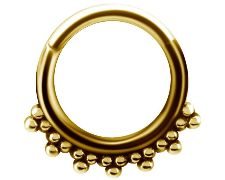 GD 316 HINGED TRIBAL CLICKER 1,2x8mm GD 316 HINGED TRIBAL CLICKER 1,2x8mm