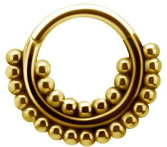 GD 316 HINGED TRIBAL CLICKER 1,2x7mm