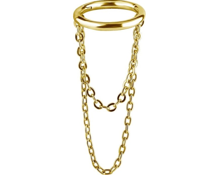GD 316 CLICKER WITH DANGLE CHAINS 1,2x8mm GD 316 CLICKER WITH DANGLE CHAINS 1,2x8mm
