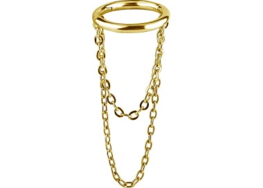 GD 316 CLICKER WITH DANGLE CHAINS 1,2x8mm