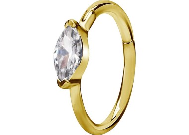 GD 316 HINGED RING SET W. MARQUISE ZIRCONIA