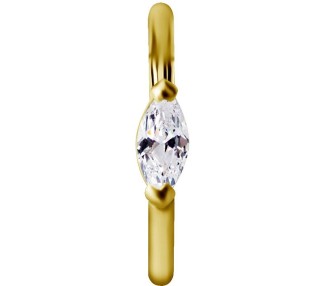 GD 316 HINGED RING SET W. MARQUISE ZIRCONIA