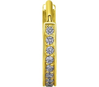 GD 316 HINGED RING (SINGLE ROW) SET W. ZIRCONIA
