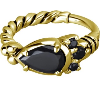 GD 316 HINGED RING W/ZIRCONIA mod.12