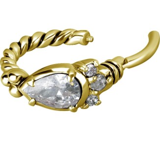 GD 316 HINGED RING W/ZIRCONIA mod.12