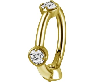 GD 316 HINGED RING SET W. ZIRCONIA