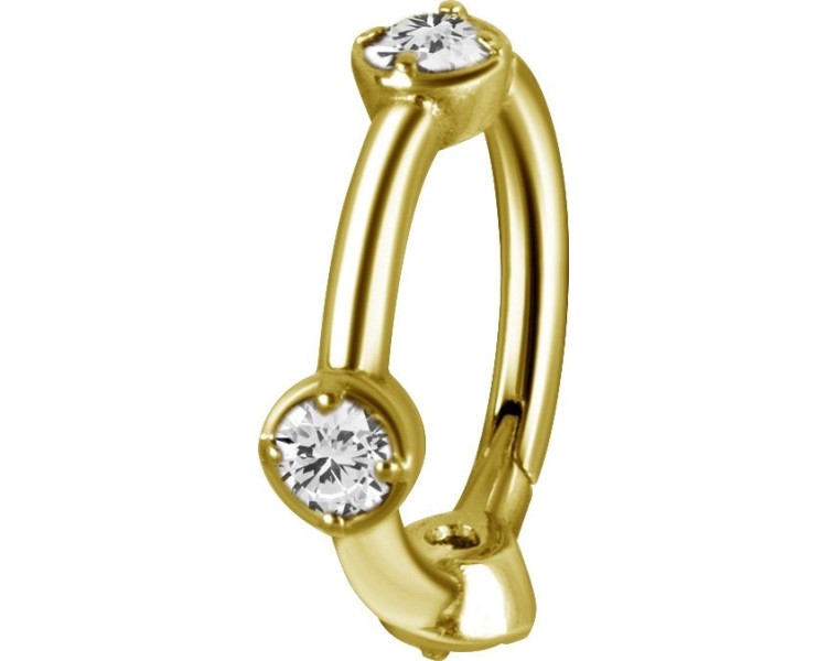 GD 316 HINGED RING SET W. ZIRCONIA GD 316 HINGED RING SET W. ZIRCONIA