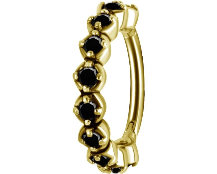 GD 316 HINGED RING W/ZIRCONIA mod.10 GD 316 HINGED RING W/ZIRCONIA mod.10