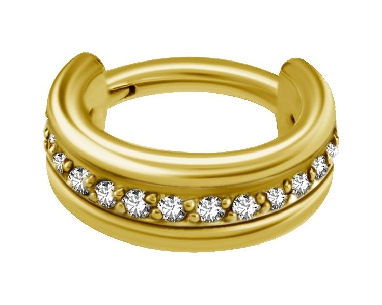 GD 316 TRIPLE HINGED RING SET WITH ZIRCONIA 1,2x7mm WH GD 316 TRIPLE HINGED RING SET WITH ZIRCONIA 1,2x7mm WH