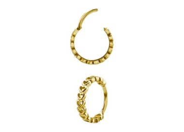 GD 316 HINGED CLICKER (HEARTS) 1,2x10mm