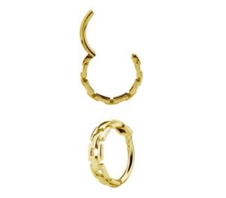 GD 316 HINGED CLICKER (CHAIN STYLE) 1,2x10mm