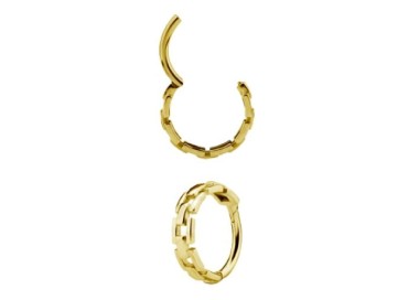 GD 316 HINGED CLICKER (CHAIN STYLE) 1,2x10mm