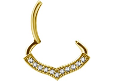 GD 316 HINGED SEPTUM/DAITH CLICKER 1,2x6mm WH mod. 07