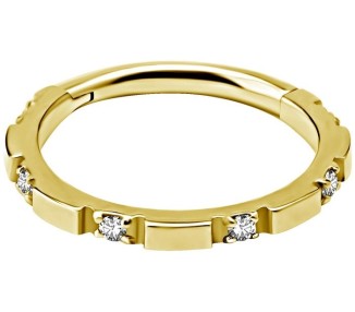 GD 316 HINGED RING SET with Jewels