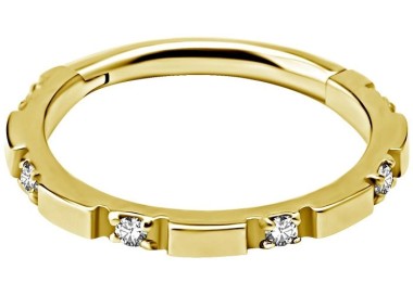 GD 316 HINGED RING SET with Jewels