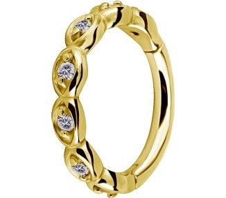 GD 316 HINGED RING SET with Jewels