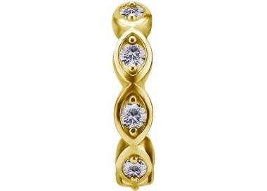 GD 316 HINGED RING SET with Jewels