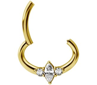 GD 316 HINGED SEPTUM/DAITH CLICKER 1,2x6mm WH mod. 09