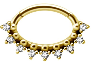 GD 316 HINGED SEPTUM/DAITH CLICKER 1,2x6mm WH mod. 08