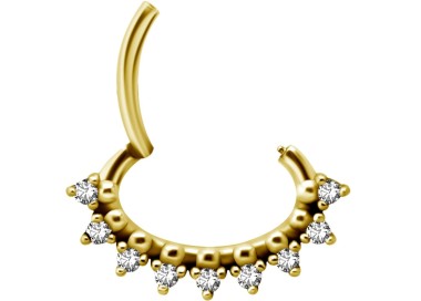 GD 316 HINGED SEPTUM/DAITH CLICKER 1,2x6mm WH mod. 08