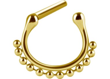 GD 316 SEPTUM CLICKERS SIDE BALL CHAIN 1,2x8mm