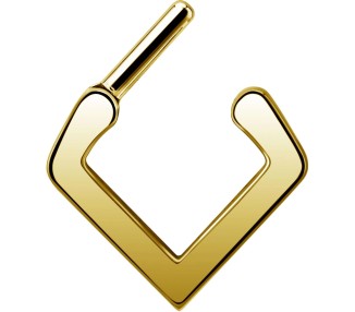 GD 316 PLAIN V SHAPED SEPTUM CLICKER
